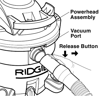 RIDGID WD12701, WD1270EX0 - 12 U.S. GALLON/45 LITER WET/DRY Vacuum Cleaner  Manual