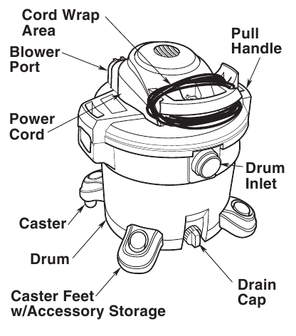 Ridgid Wd12701, Wd1270ex0 - 12 U.s. Gallon 45 Liter Wet Dry Vacuum 