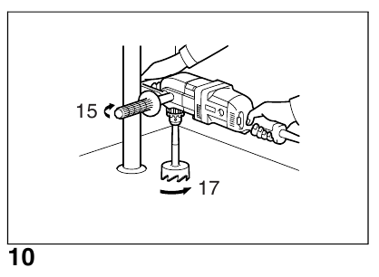 OPERATION - Holding tool - Step 2