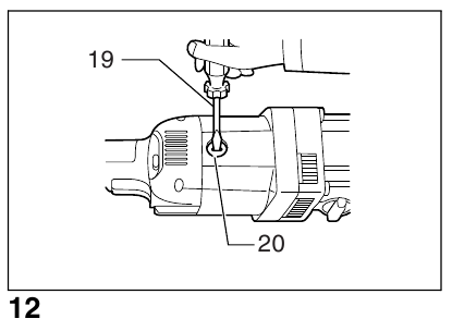 Replacing carbon brushes - Step 2