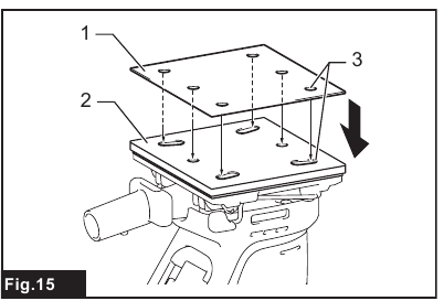 Using hook-and-loop abrasive paper - Step 6