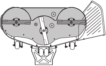 To adjust the parallelism of the cutting deck
