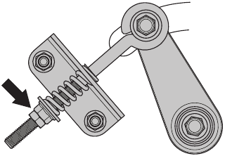 To remove the pump belt