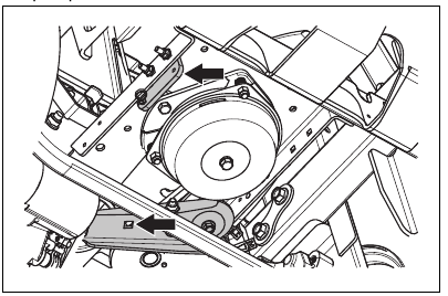 To install the pump belt