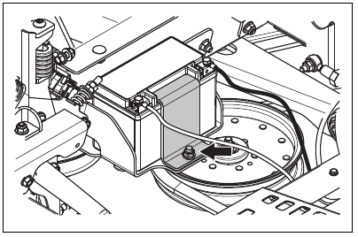 To remove and install the battery