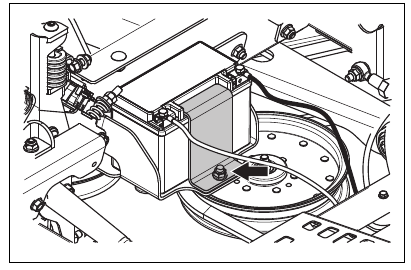 To remove and install the battery