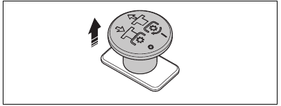 PTO (Power Take-Off) button