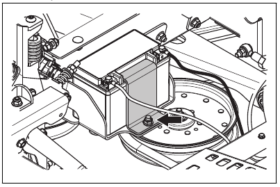 To remove and install the battery