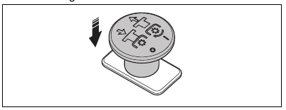 To start the engine - Step 1