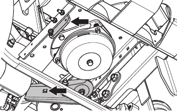 To remove the pump belt