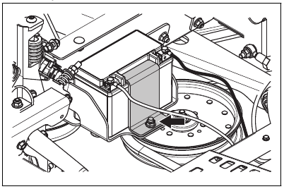 To remove and install the battery