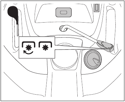 Operation - Engaging the cutting deck