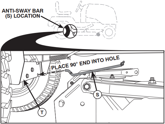 TO INSTALL MOWER AND DRIVE BELT - Step 7