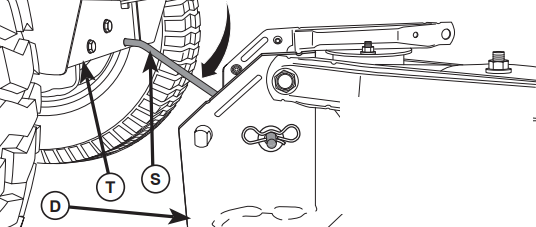 TO INSTALL MOWER AND DRIVE BELT - Step 8