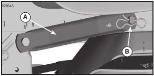 INSTALLING THE MOWER - Step 1