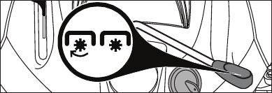 OPERATION - STOPPING THE MOWER BLADES