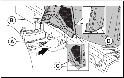 Assembly - Installing the lower cover