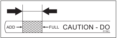 Maintenance - Checking the engine oil level