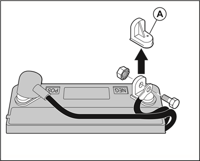 To connect the battery