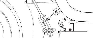 To adjust the parallelism of the cutting deck