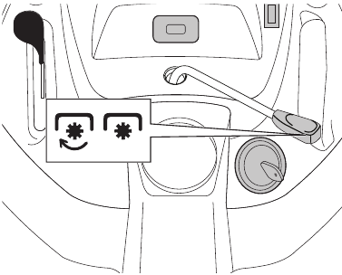 To engage and disengage the cutting deck