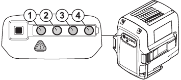 Battery LED indicator