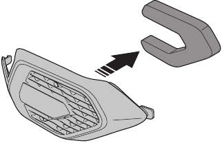 To clean the air filter - Step 2