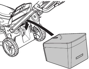 To use the product with the grass catcher