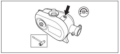 To adjust chain lubrication
