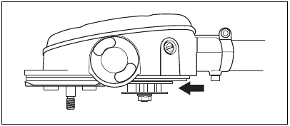 To check the chain drive sprocket