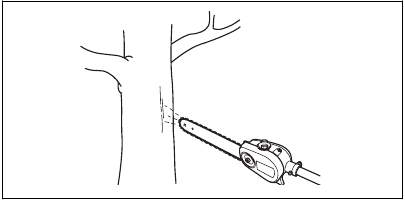 To check the chain lubrication