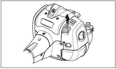 To clean the air filter - Step 1
