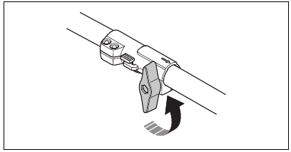 To disassemble the two-piece shaft - Step 1