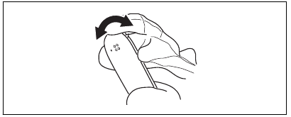 To do a check of the guide bar - Step 6