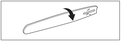 To do a check of the guide bar - Step 7