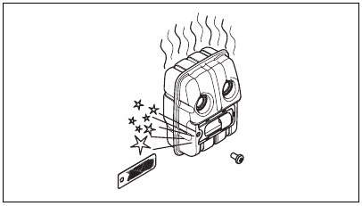 To do maintenance on the muffler - Step 2