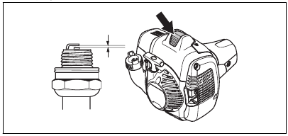 To examine the spark plug