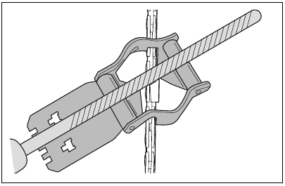 To sharpen the cutters - Step 2