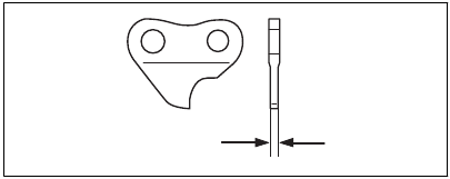 To sharpen the saw chain - Step 7