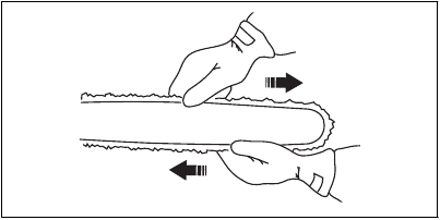 To tension the chain - Step 4