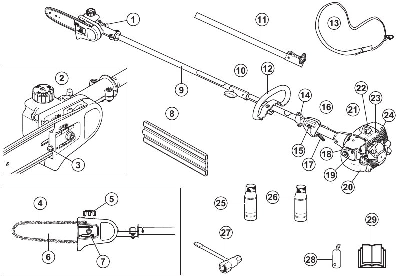 Husqvarna 128PS Pole Saw Manual ManualsLib