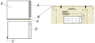 Mark Upper Cabinet - Flush to cabinet door