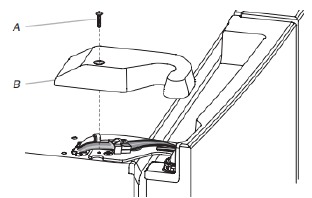 Remove Left-Hand Refrigerator Door - Step 1