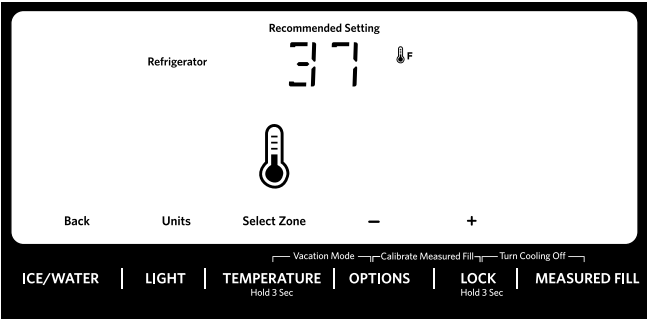 Recommended Refrigerator Temperature