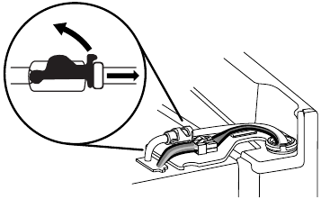 Remove Left-Hand Refrigerator Door - Step 2