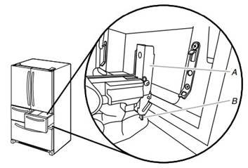 Replace Refrigerator Doors and Hinges - Step 3