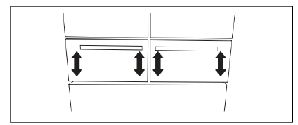 Adjust the Drawer Fronts Up/Down - Step 1
