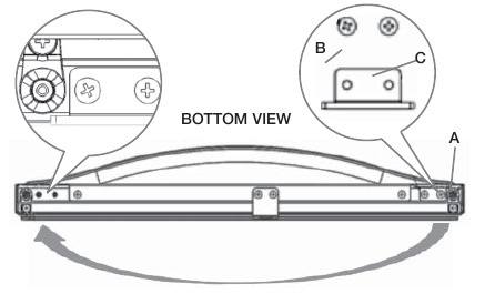 Reverse Door Swing (optional) - Step 2