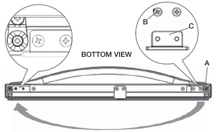 Reverse Door Swing (optional) - Step 2