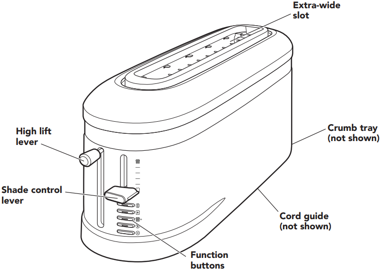 PARTS AND FEATURES - Model KMT3115